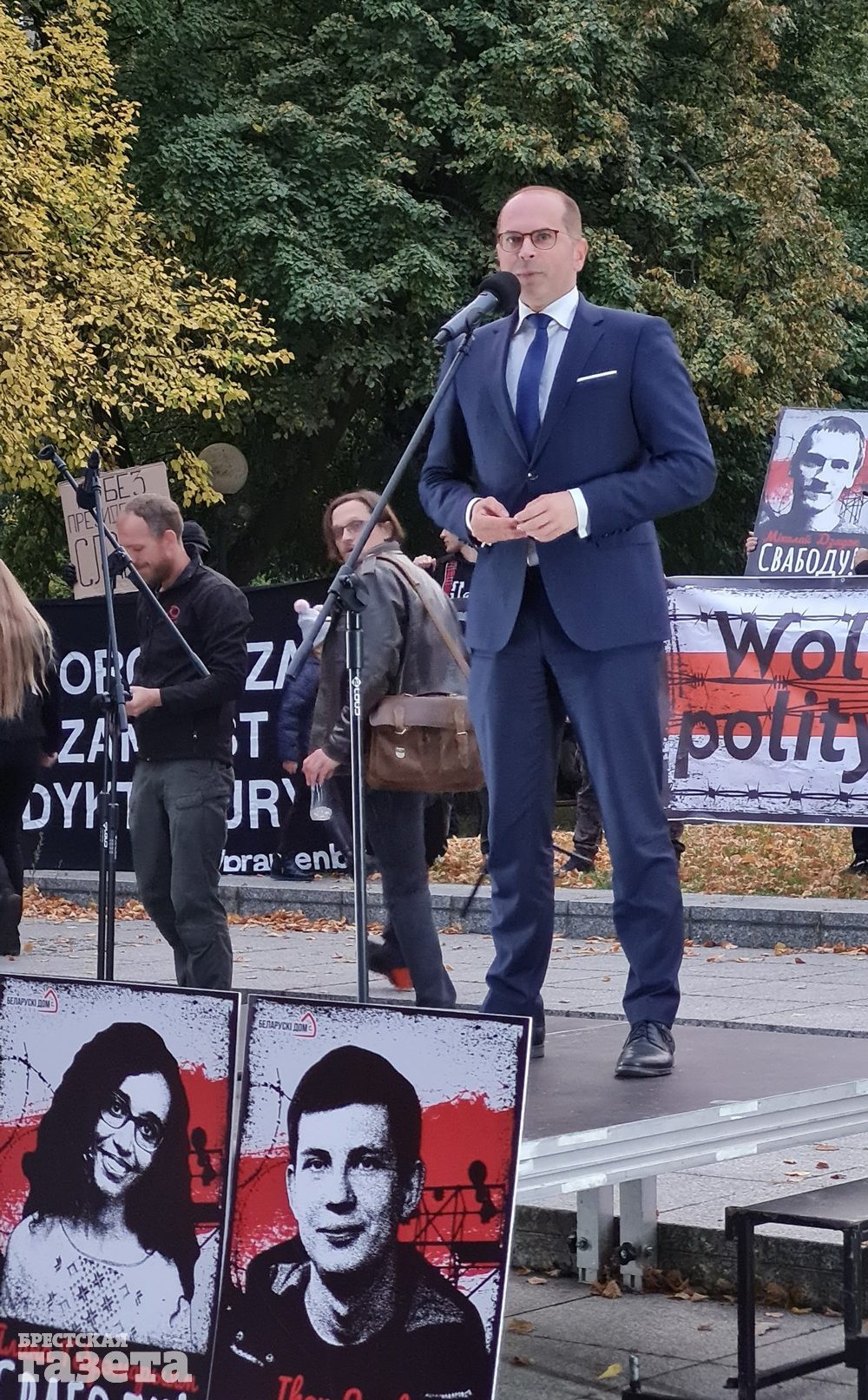 Выступает депутат польского сейма Михал Щерба.