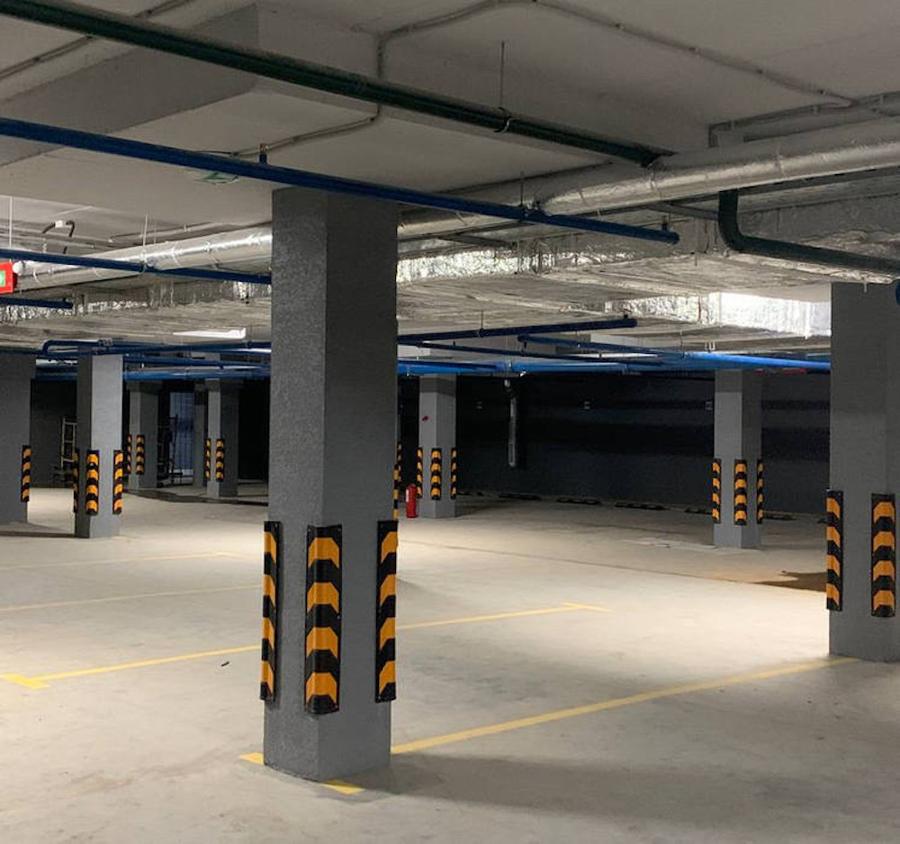 Подземный паркинг в ЖК «Жемчужина». Фото: Wikidom.