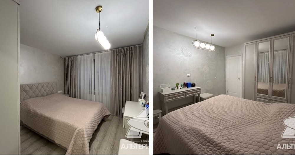 Дизайн интерьера в одной из спален.