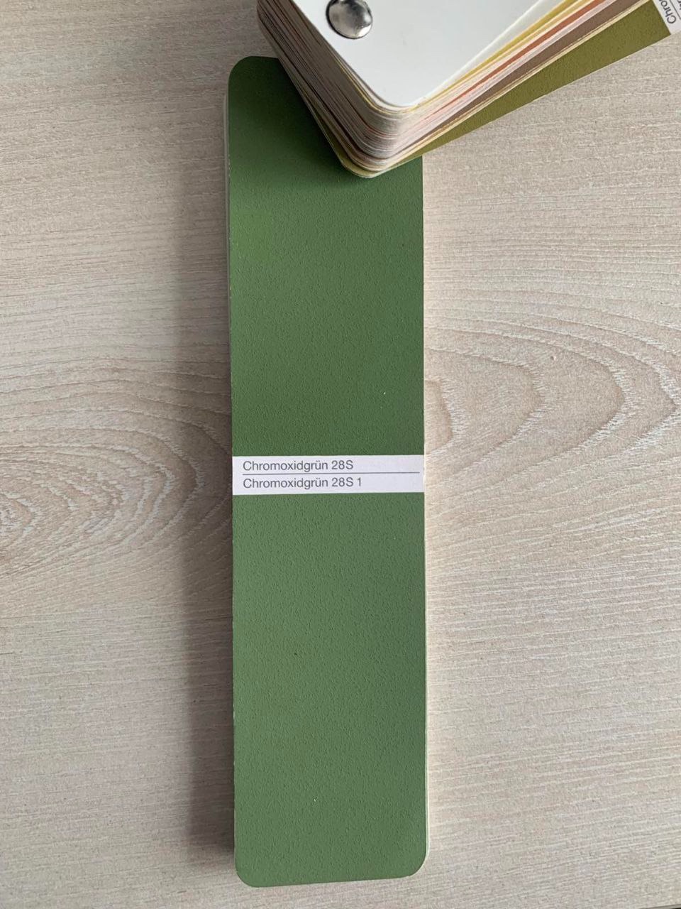 Оттенок Chromoxidgrün 28S1. Фото: телеграм-канал «Спадчына».