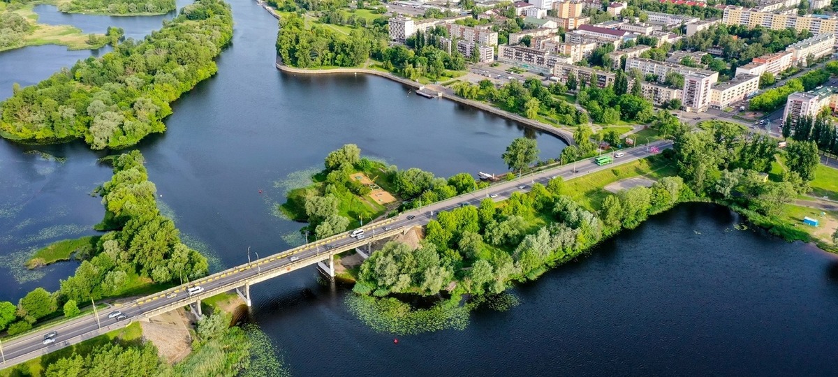 Мост через Мухавец в Бресте. Фото: ВаськаПилот