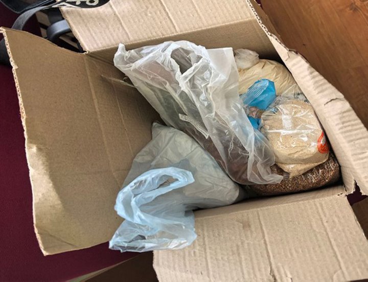 Продукты, украденные из школьной столовой в Жабинковском районе. Фото: prokuratura.gov.by.