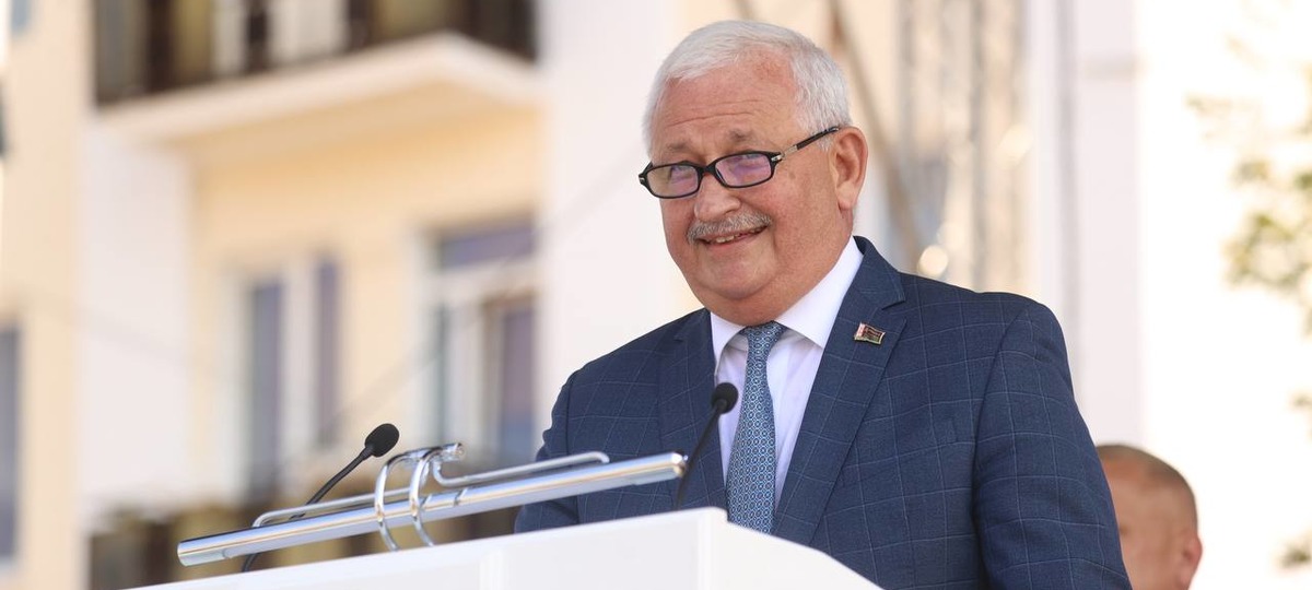 Председатель Брестского облисполкома Петр Пархомчик в июле 2025 года