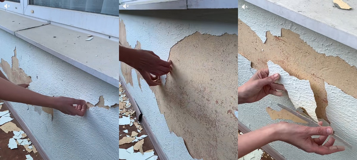 краска которая слазит