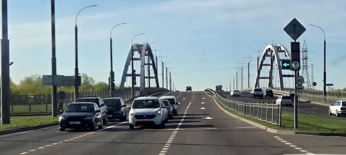 Новая разметка на Западном обходе