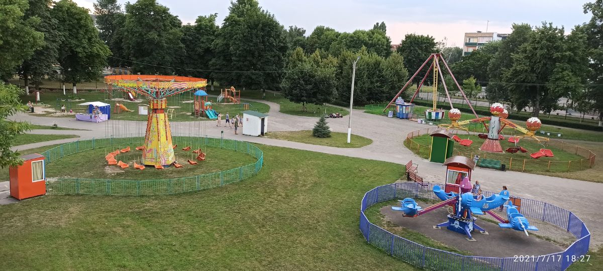 Парк аттракционов в Пинске