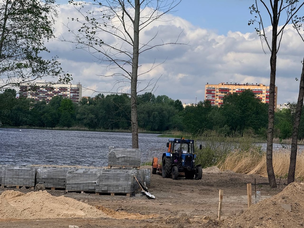 Благоустройство пляжа в Бресте