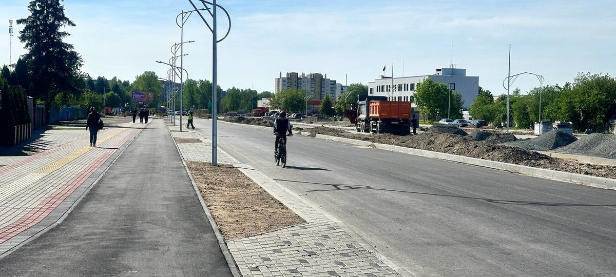Часть улицы Брестской в Пинске откроют 1 июня 2026 года