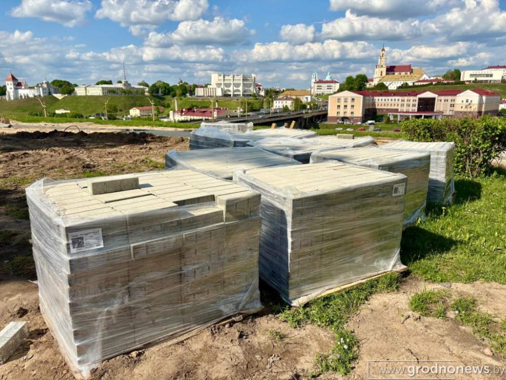 Благоустройство сквера на улице Дарвина в Гродно