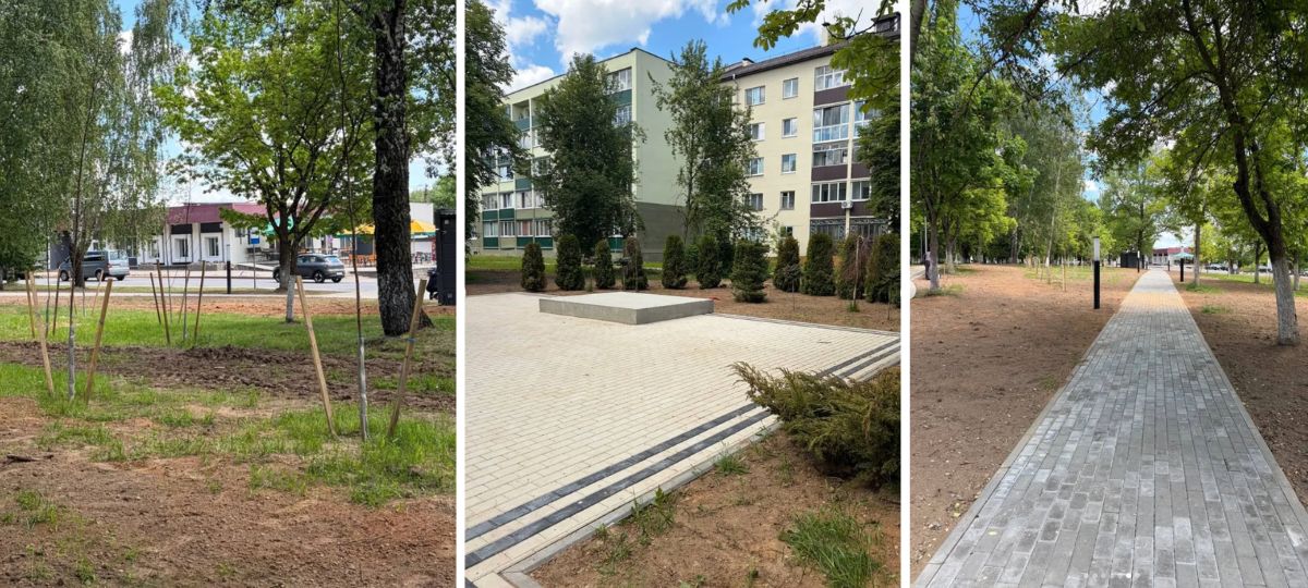 Сквер в Дзержинске