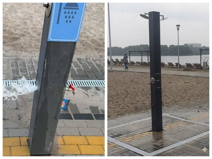 Кран, на поломку которого жаловался горисполком. Фото УВД Брестского облисполкома
