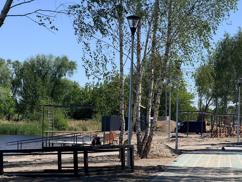 Новый пляж в Бресте на Варшавском шоссе. Фото: Брестский горисполком