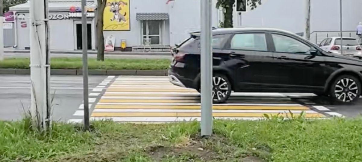 Пешеходный переход на Ремзаводе в Орше