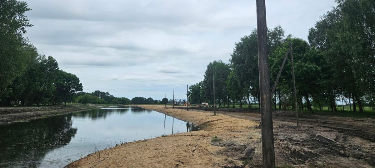Река Уша в Молодечно