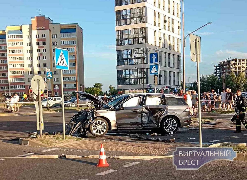 Жесткое ДТП в Бресте вечером 23 июня 2026 года